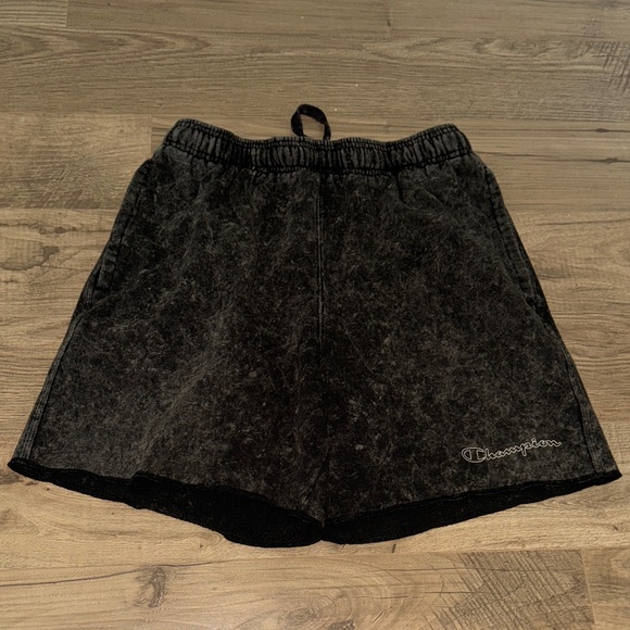 Champion Men's Washed Black Athletic Shorts - Picture 1 of 1